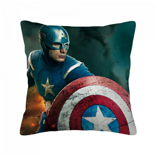 Housse de Coussin Captain America - Bouclier Explosion