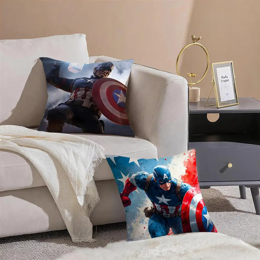 Housse de Coussin Captain America - Portrait Studio