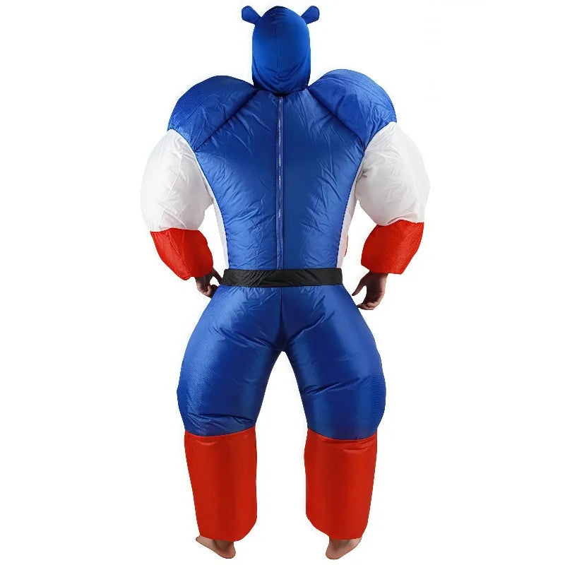 Costume Gonflable Avengers Hulk - Pantalon Bleu