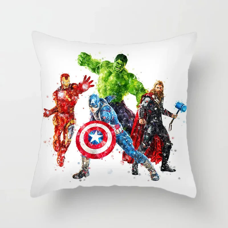 Housse de Coussin Avengers Groupe - Aquarelle