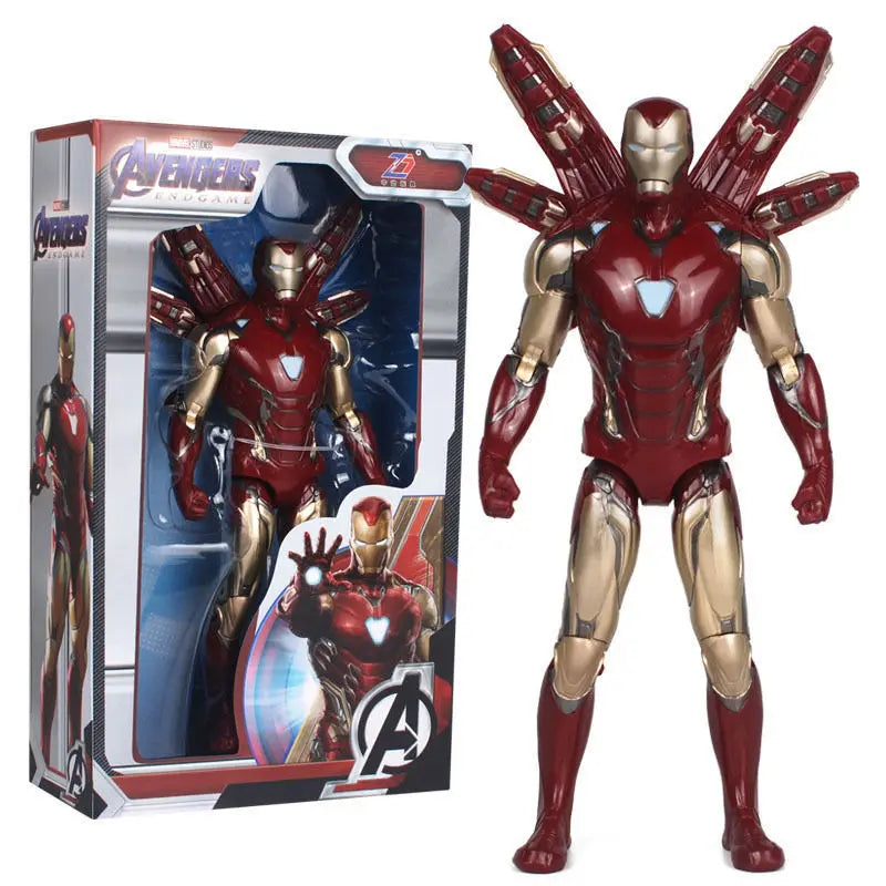 Figurine Avengers Iron Man - Modèle Articulé Rouge et Or 18cm