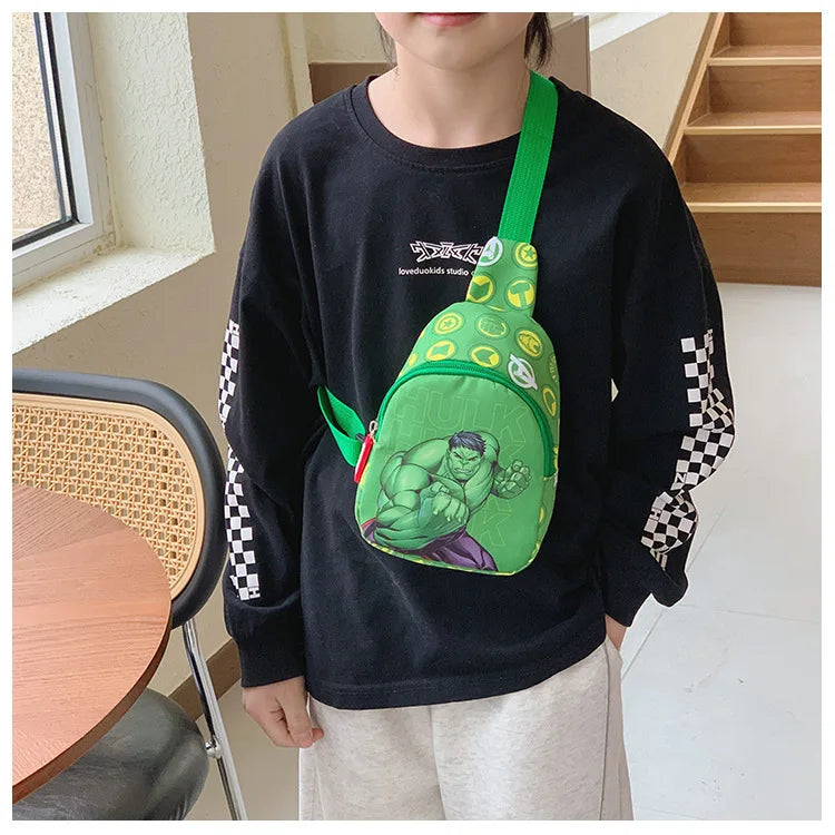 Sac Avengers Hulk - Sac Poitrine Vert Enfant