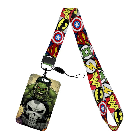 Portacredenciales Hulk - Calavera Punisher Rugiente