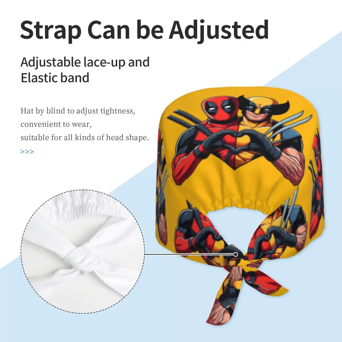 Bandana Deadpool - Typographie Noir