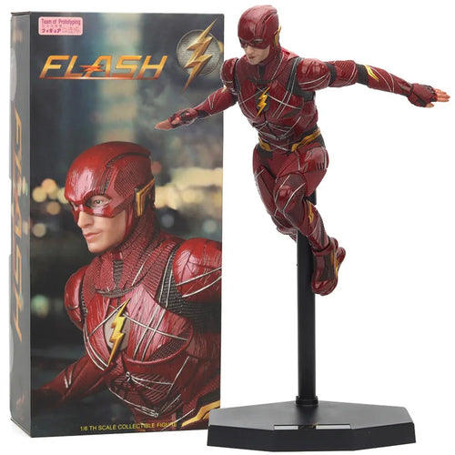 Figurine Collector 1/6 Flash DC Comics - Envol Sur Socle