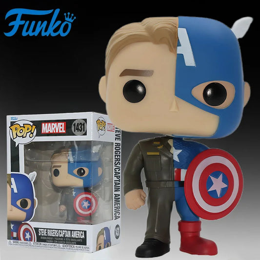 Figura Funko Pop Avengers Steve Rogers/Capitán América - Doble Identidad #1431