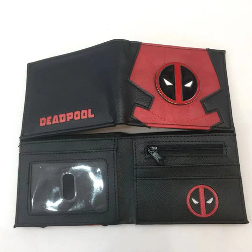 Monedero Avengers Deadpool - Negro con monedero pequeño