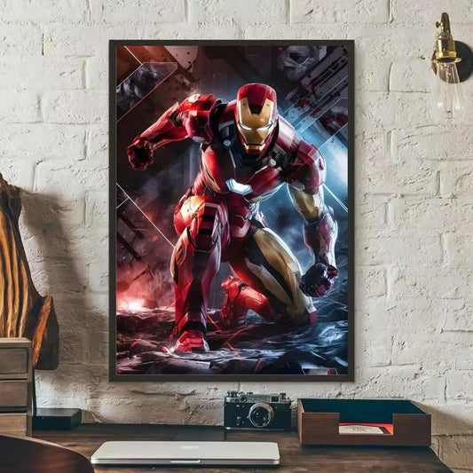 Pegatina Iron Man - Salida del Fuego