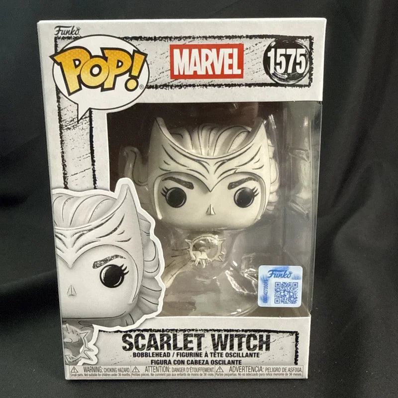 Figurine Funko Pop Avengers Scarlet Witch - Sketch Blanc #1575