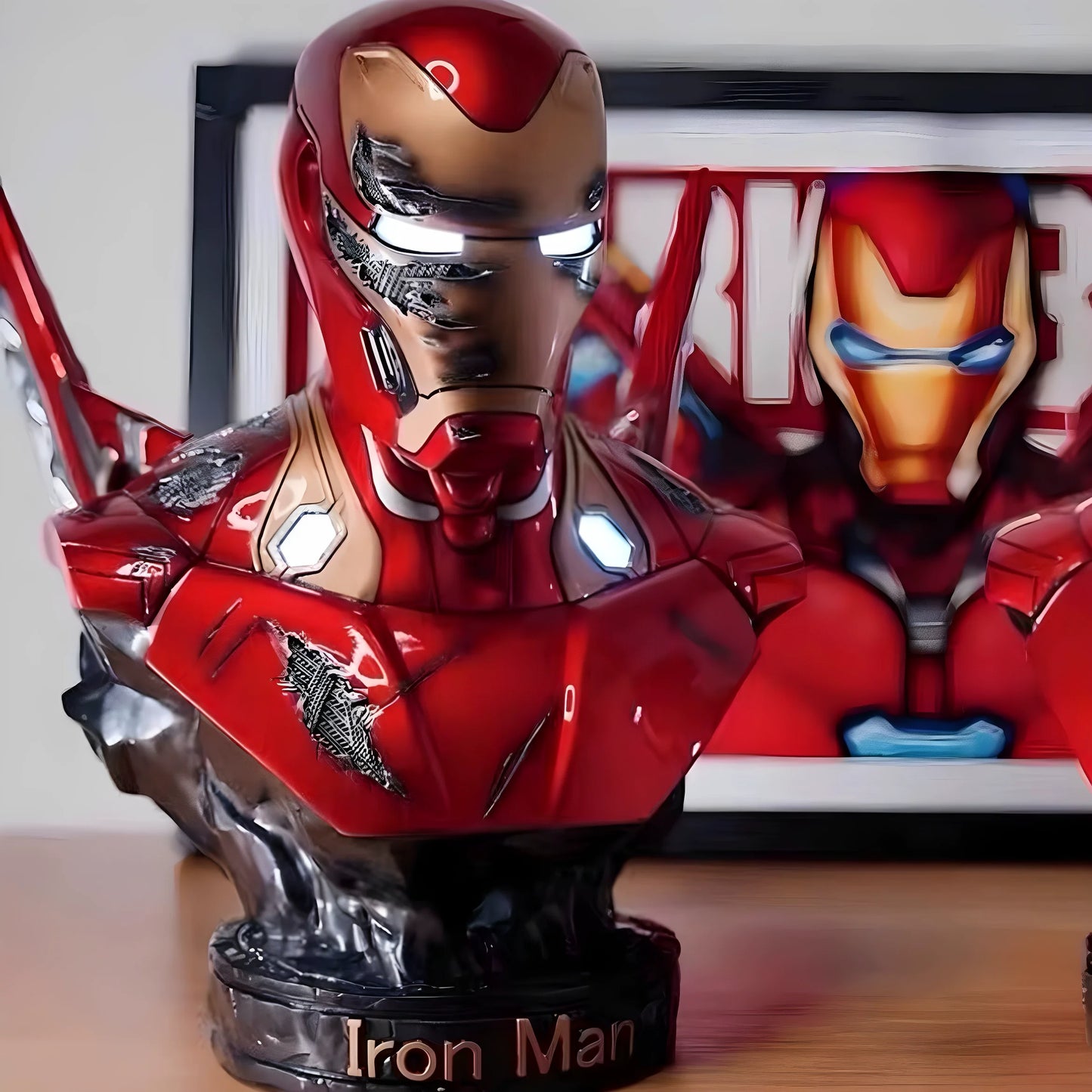 Buste Lumineux Avengers Iron Man - Vitrine Collection Infinity War