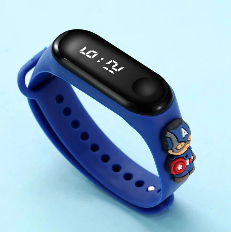 Montre Avengers LED - Enfant Étanche Super-héros