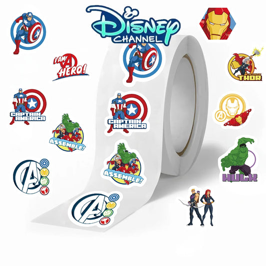 Rollo de pegatinas Disney Avengers - 500 piezas Superhéroes
