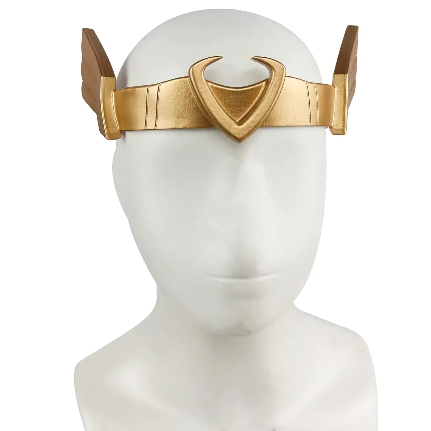 Casque Cosplay Loki - Cornes Dorées et Émeraude