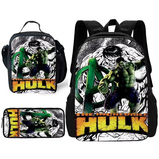 Mochila Hulk - Logotipo de The Incredible Hulk Avengers Verde