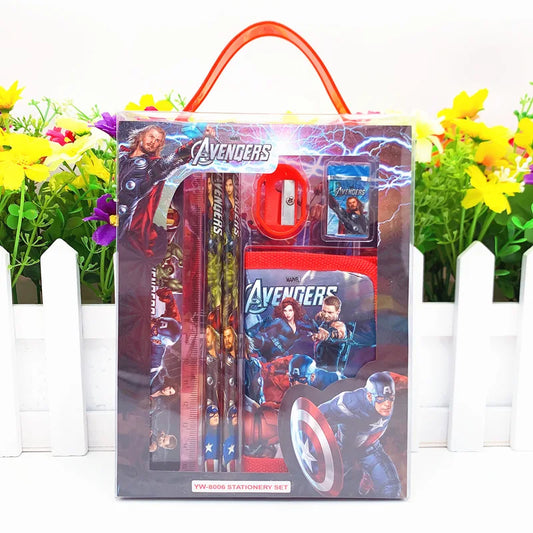 Kit Escolar Los Vengadores - Goma Sacapuntas Cuaderno