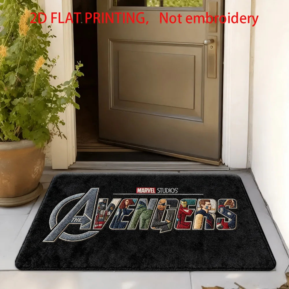 Tapis Marvel Avengers - Design Silhouette Verte Mystique