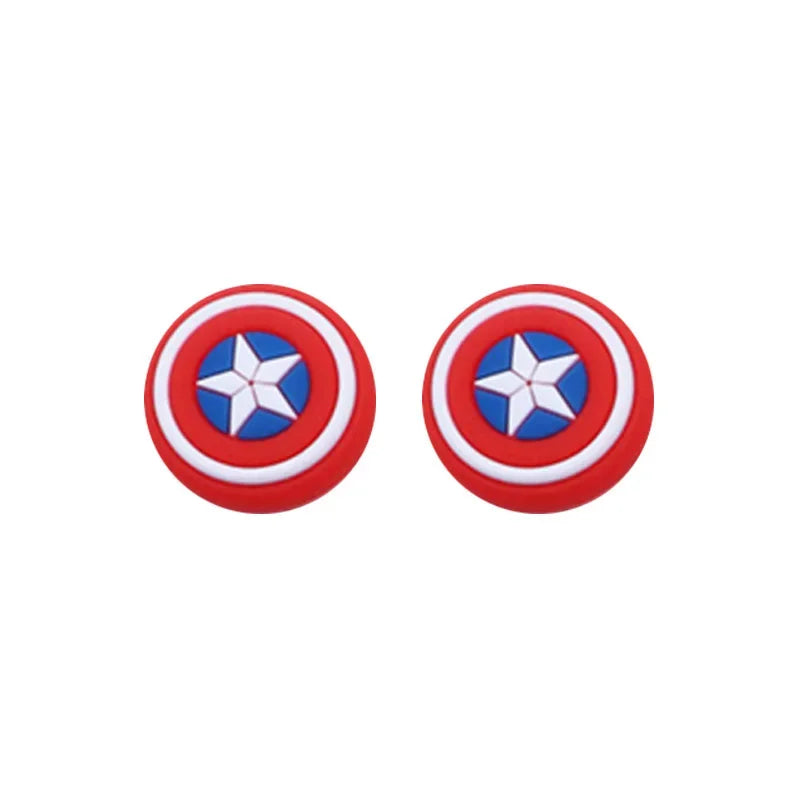 Grip Manette Captain America - Bouclier Rouge & Bleu