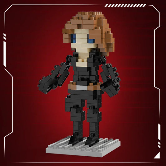 Bloques de Construcción Avengers Black Widow Chibi - Traje Negro