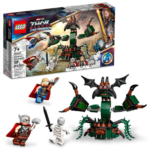 LEGO Marvel Thor Love and Thunder - Ataque a Nuevo Asgard 159 Piezas