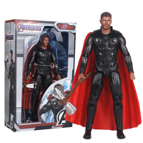 Figurine Thor - Cape Rouge et Marteau