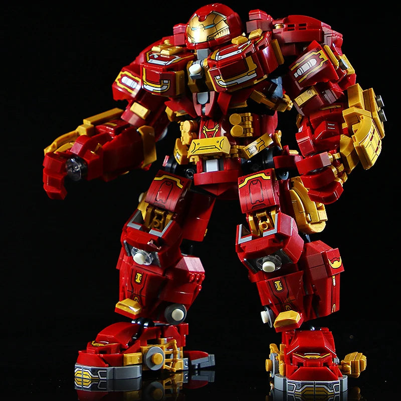Set Building Blocks Iron Man Hulkbuster - 2000+ Pièces
