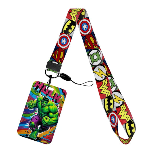 Porta-Credencial Hulk - Lanyard Superhéroe