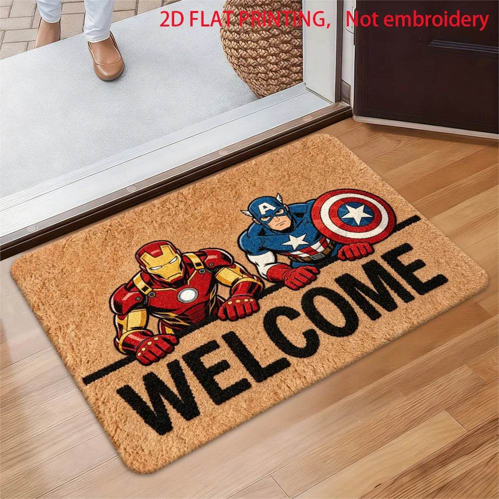 Tapis Marvel Deadpool & Wolverine - Design Duo Rouge Intense