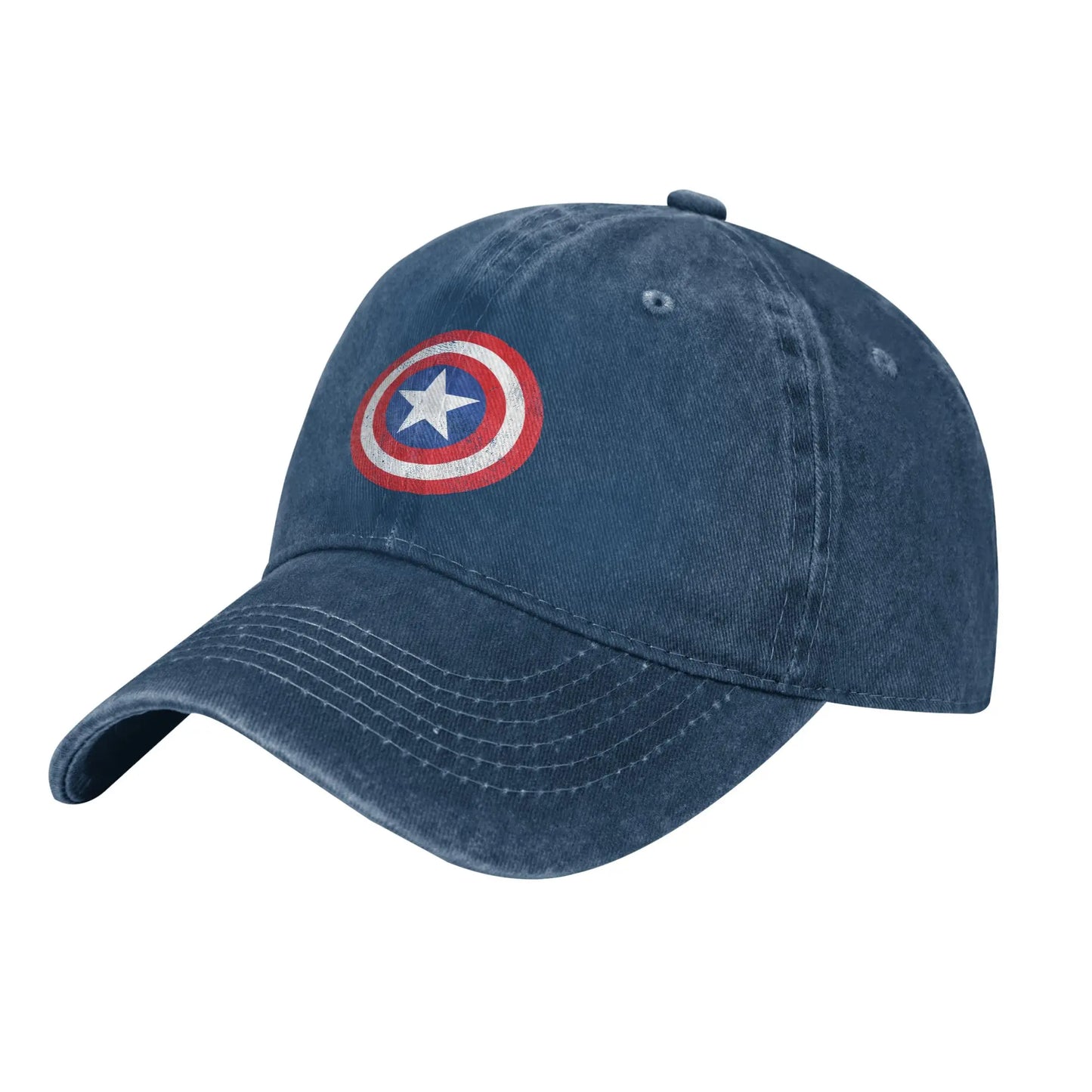 Casquette Avengers Captain America - Denim Bleu Marine