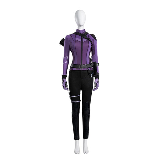 Disfraz de Kate Bishop - Mono Morado y Negro