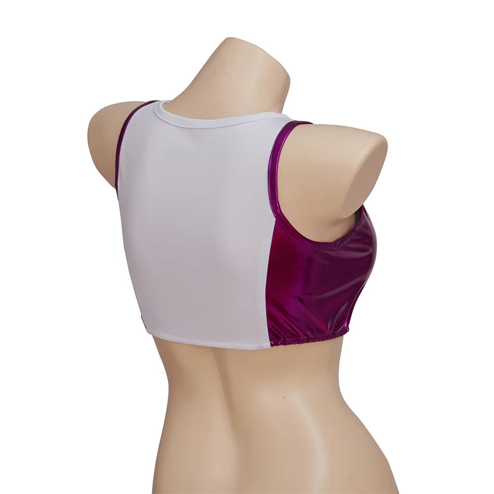 Brassière de Sport She-Hulk - Crop Top Blanc et Violet