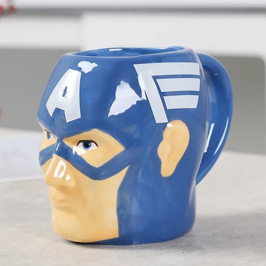 Mug Ceramique 3D Captain America - Tete Casque