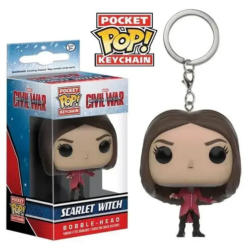 Porte-clés Funko Pop Avengers Scarlet Witch - Civil War