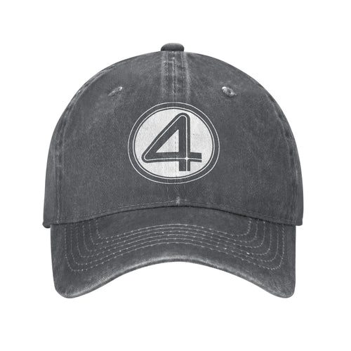 Casquette Fantastic Four - Denim Délavé Gris Foncé